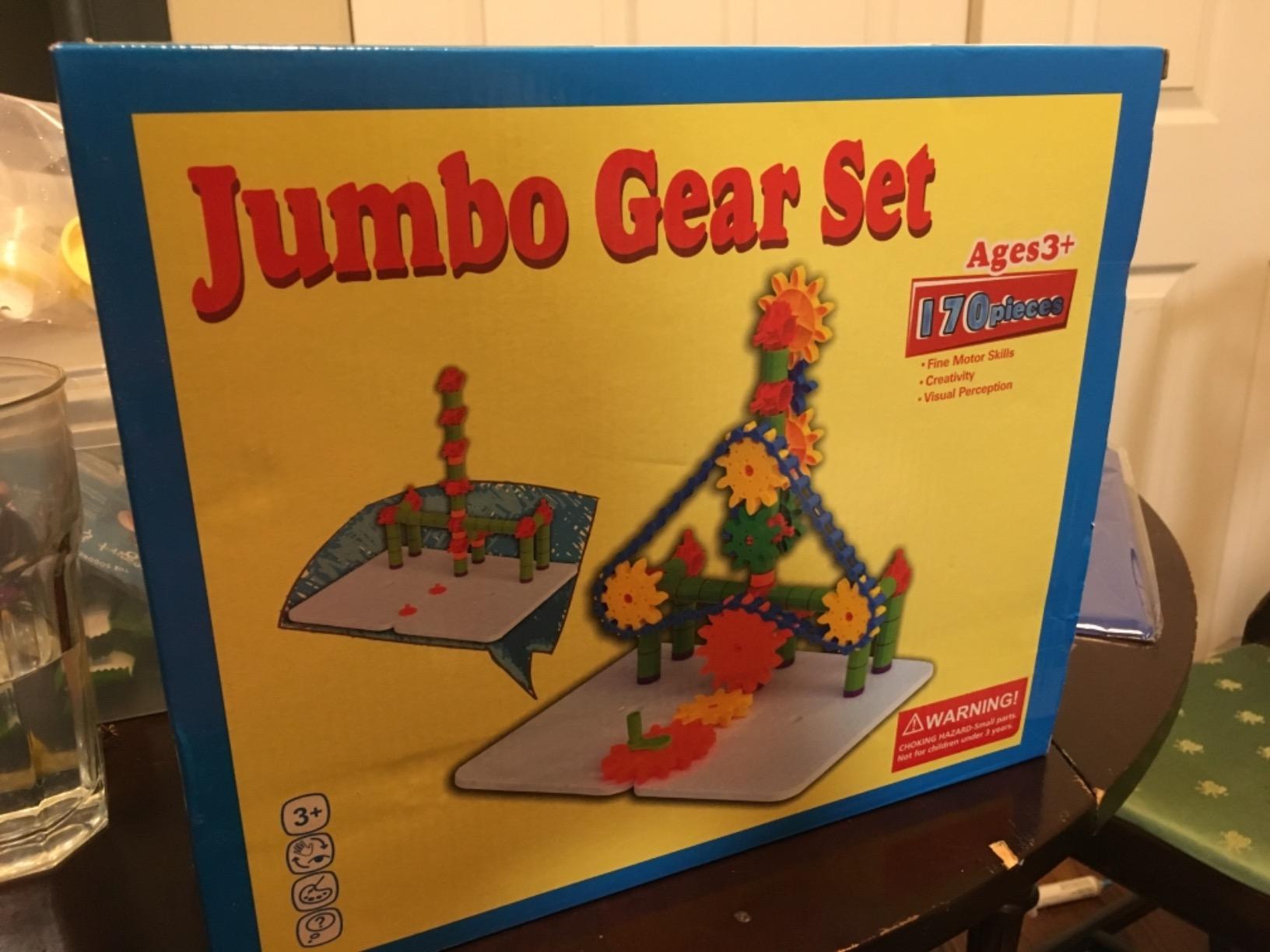 ZOZOPLAY 170-Piece STEM Gear Building Set for Kids, Create Moving Machines customer photo 2