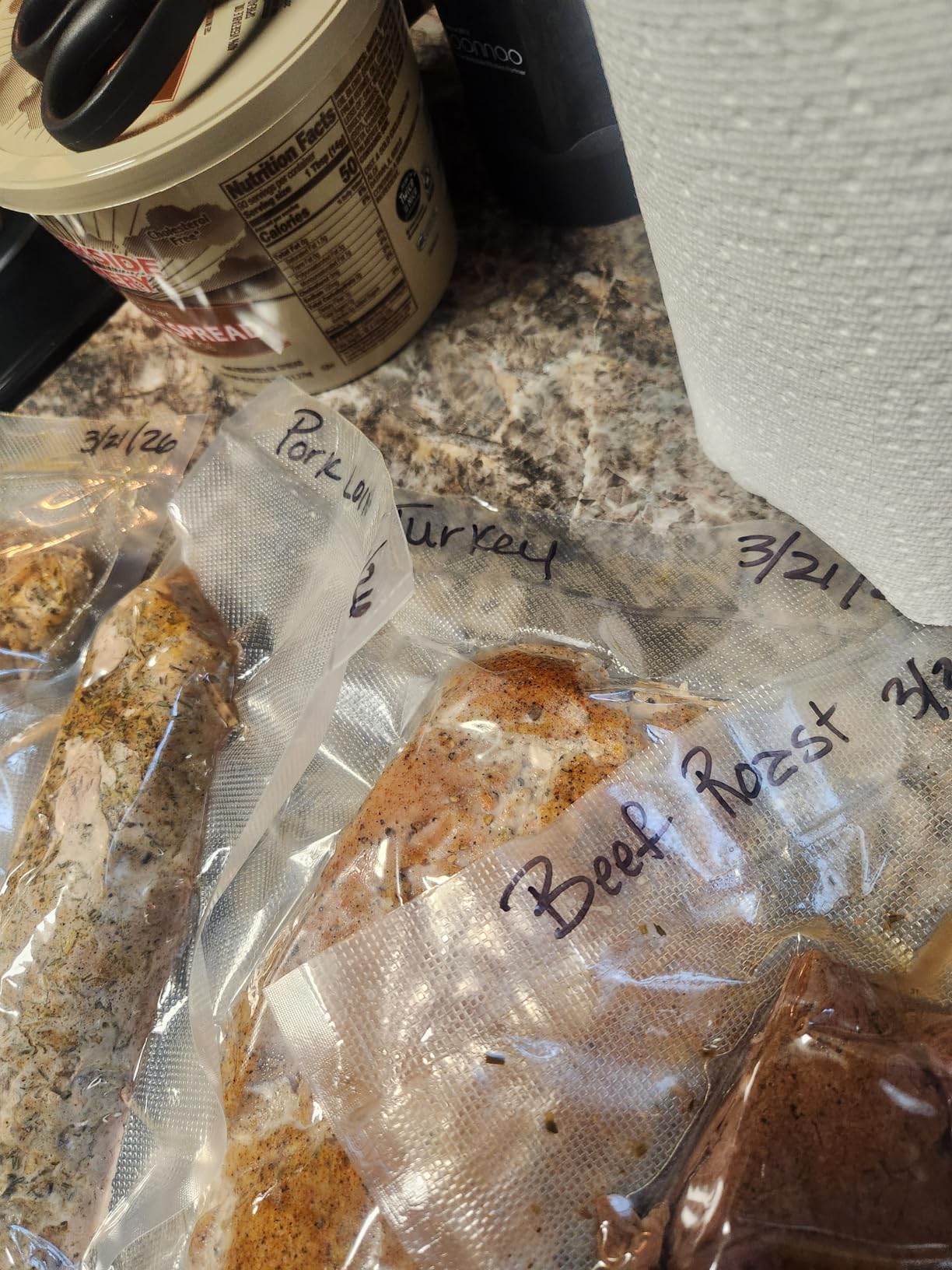 Wevac Vacuum Sealer Bags for Food 11x50 2 Rolls, Fit Food Saver Machines customer photo 1