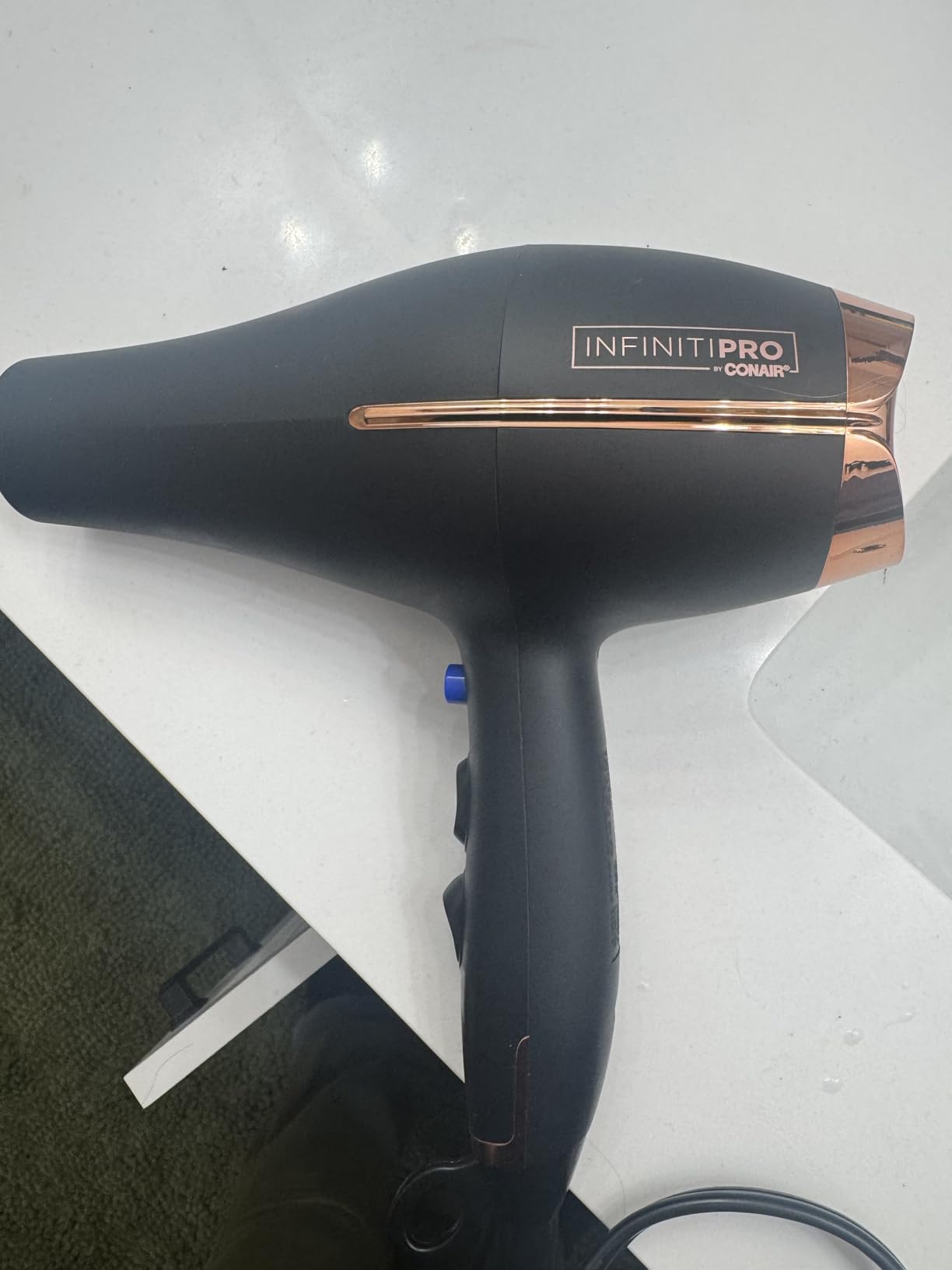 Conair InfinitiPRO Hair Dryer with Diffuser & Concentrator, 1875W, Black customer photo 1