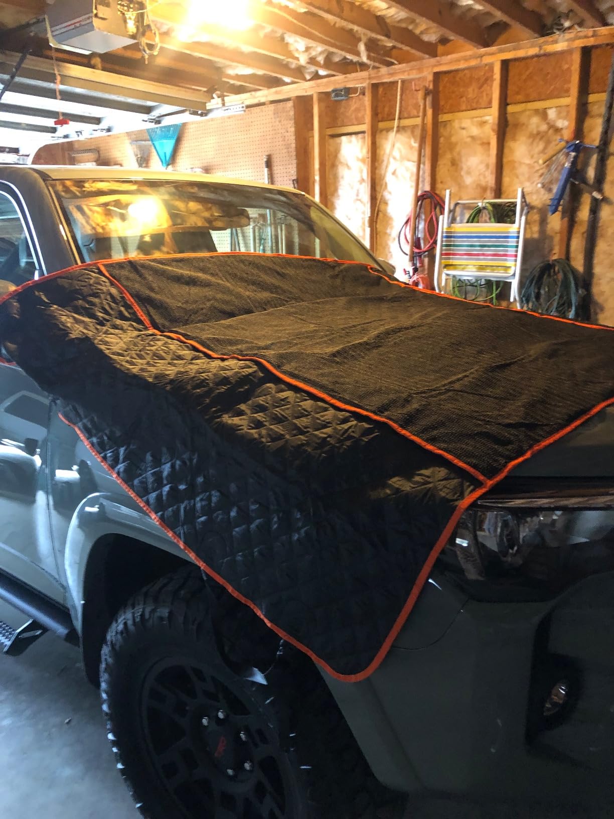 Cargo Liner for Dogs Waterproof Pet Cargo Covers for SUV with Bumper Flap Protection Heavy Duty Nonslip Dog Trunk Cargo Protector Washable Dog Seat Cover for Universal and Large Size SUVs customer photo 1