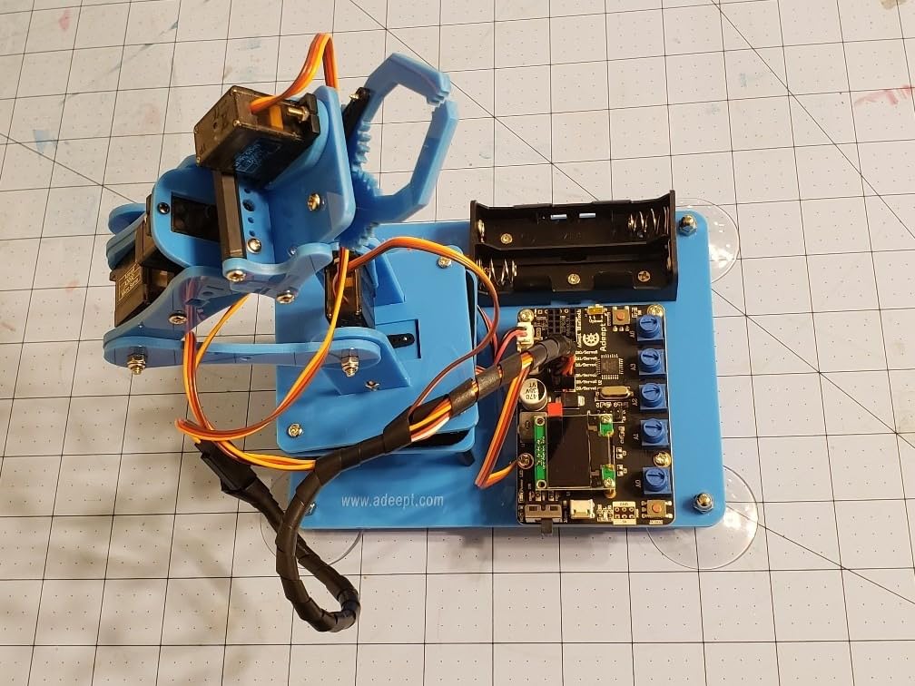 Adeept 5DOF Robotic Arm Kit for Arduino IDE, Programmable DIY Coding Kits customer photo 2