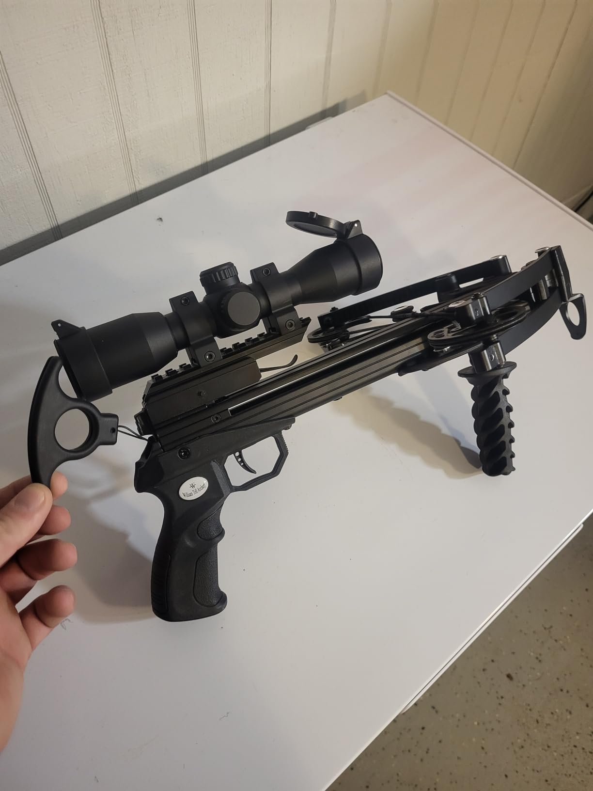 125lbs Draw WT-Mini Striker Pistol Crossbow with 5 Hunting Bolt Pack - Mini Crossbow for Fishing and Hunting Up to 300 fps Target Practice customer photo 2