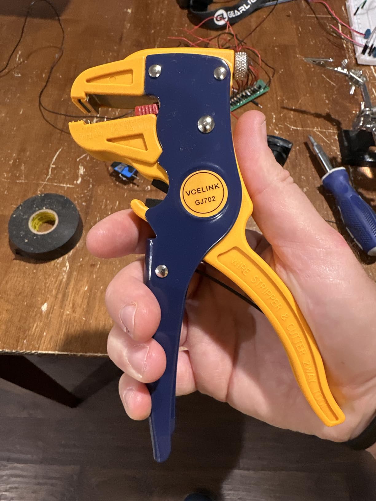 VCELINK Wire Stripper and Cutter, Quick Strip Automatic Wire Stripper customer photo 1