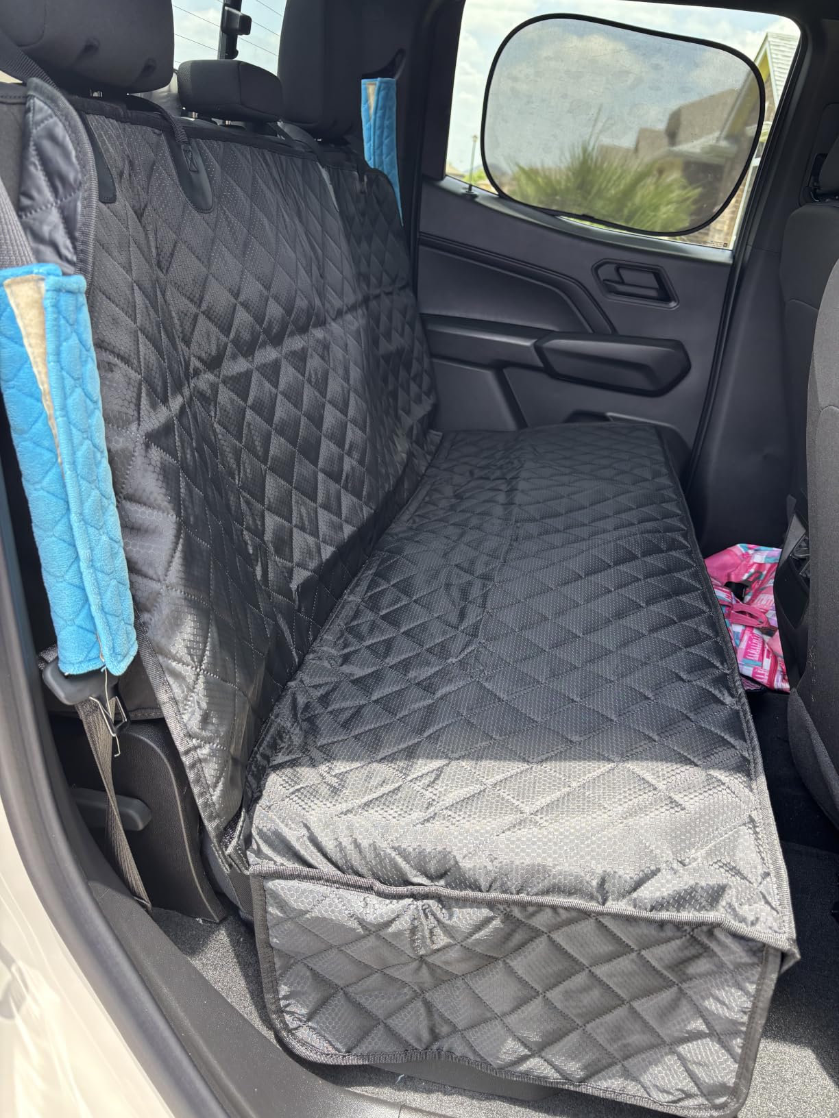PETICON Waterproof Scratchproof Pet Bench Seat Covers for Cars, SUVs customer photo 1