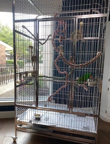 Prevue Pet Products Imperial Extra Large Stainless Bird Cage - Extra Large customer photo 2