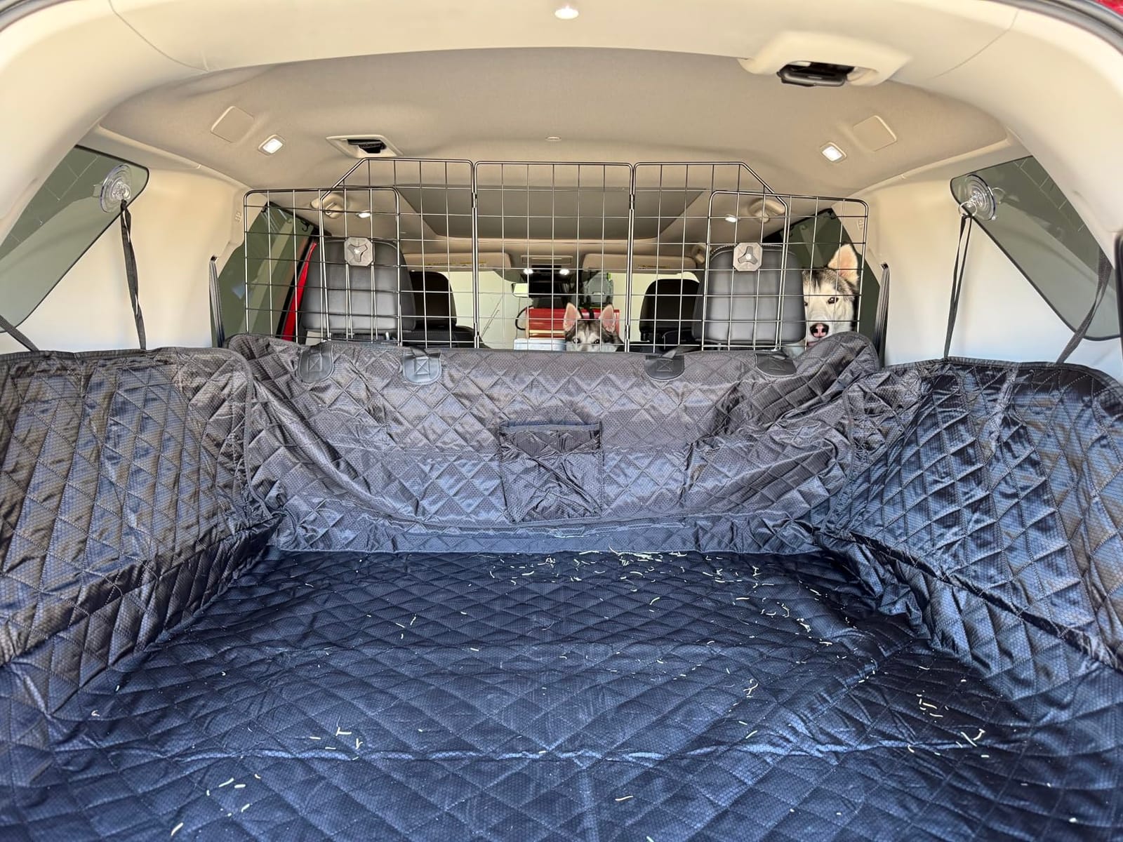 PETICON SUV Cargo Liner for Dogs, Trunk Cover with Bumper Flap Protector customer photo 1
