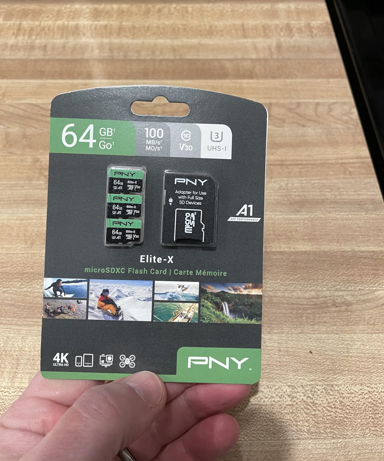 PNY 64GB Elite-X Class 10 U3 V30 A1 microSDXC Flash Memory Card 3-Pack customer photo 2