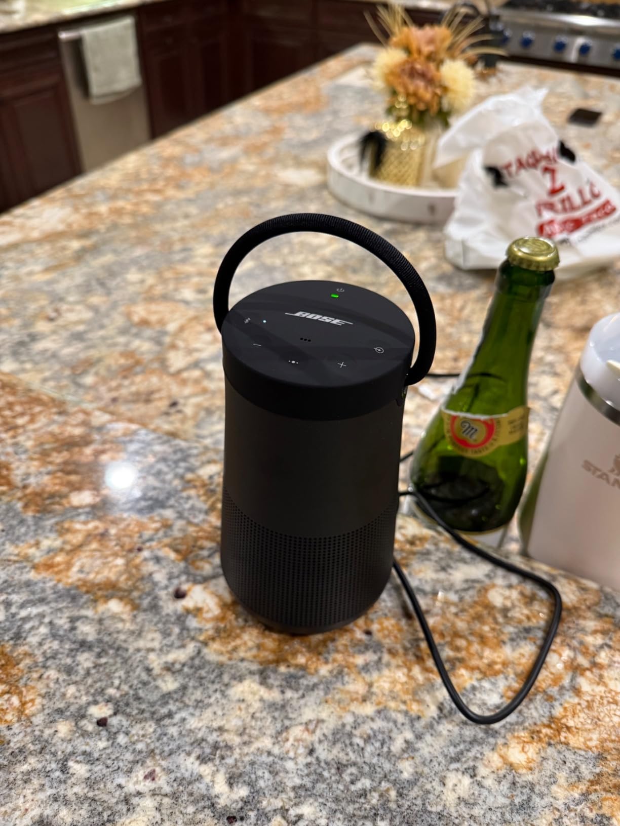 Bose SoundLink Revolve+ (Series II) Bluetooth Speaker, Portable Speaker with Microphone, Wireless and Water Resistant with 360 Degree Sound, Long Lasting Battery and Handle, Black customer photo 2