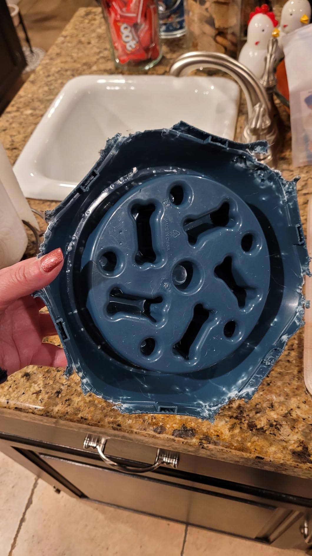 UPSKY Slow Feeder Dog Bowl Anti-Chocking Slower Feeding Pet Puzzle Bowls customer photo 1