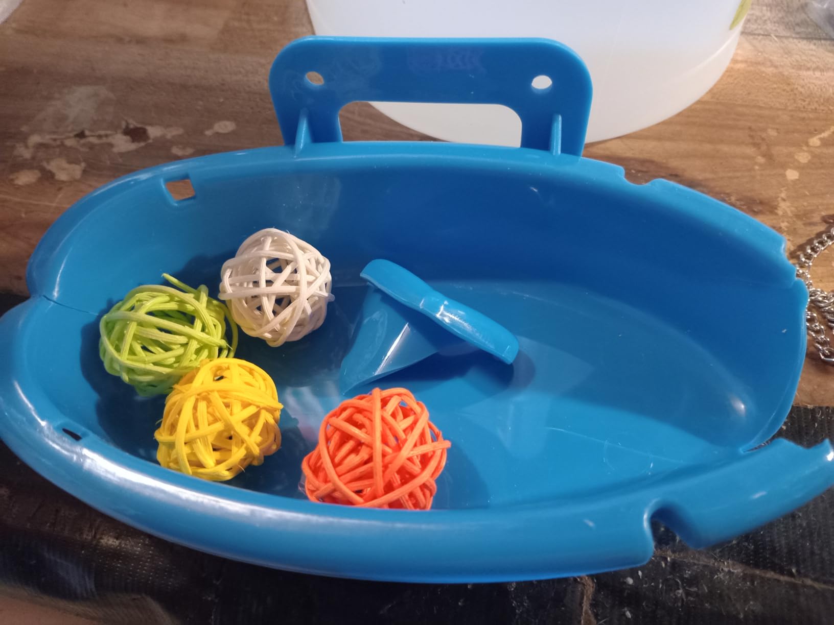 Mygeromon Bird Bath for Cage Parakeet Bathtub Budgie Shower Tub Indoor customer photo 1