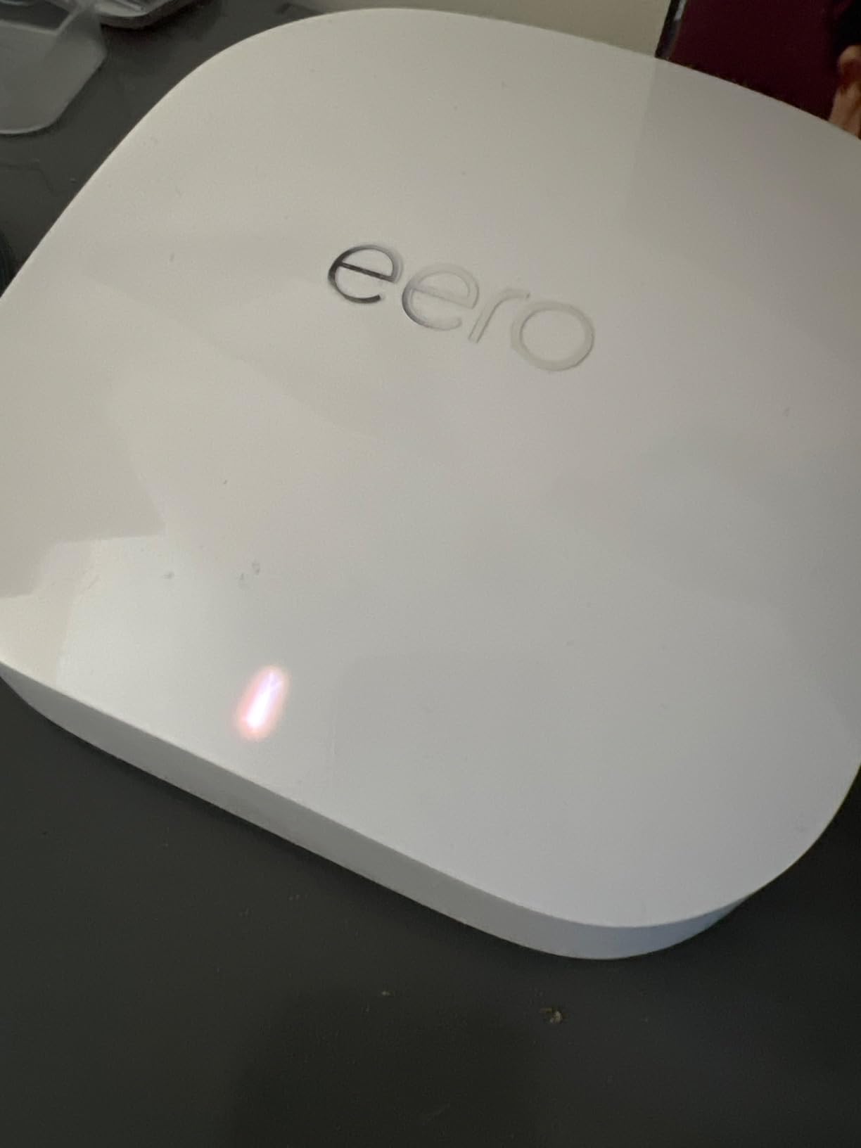 Amazon eero Pro 6E mesh wifi router - Supports internet plans up to 2.5 Gbps, Coverage up to 2,000 sq. ft., Connect 100+ devices, 1-pack customer photo 2