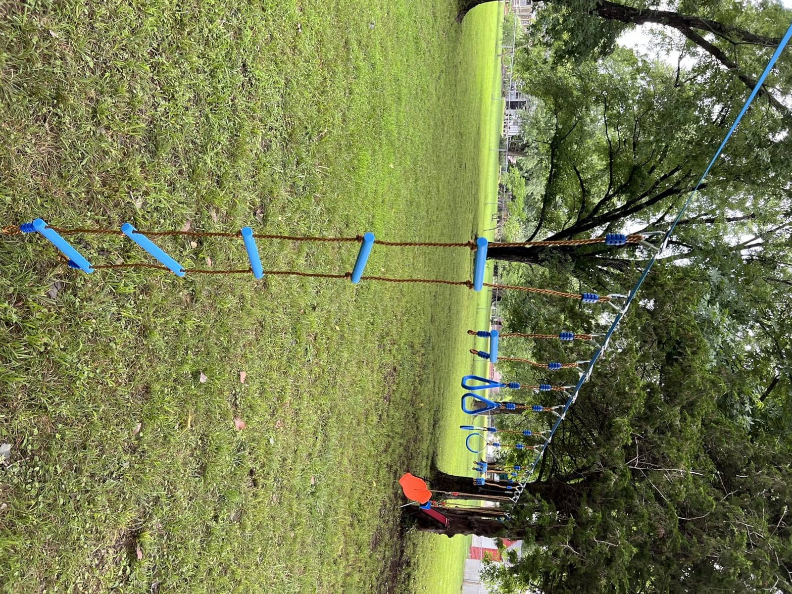 Ninja Warrior Obstacle Course for Kids - Ninja Backyard Obstacle Course - 50' Weatherproof Outdoor Ninja Course Set with 10 Obstacles, Like Ladder, Swing customer photo 1