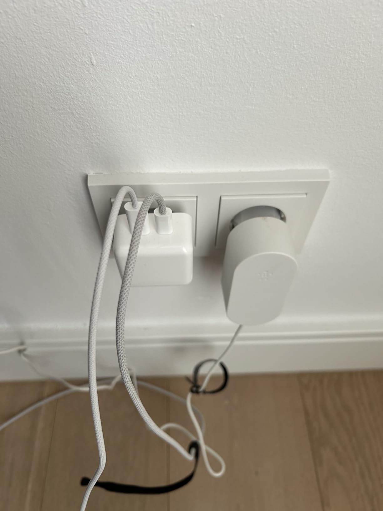 6 Pack US to Europe Plug Adapter - Type C European Travel Adapter, Wall Plug Power Converter for Europe (White) customer photo 1