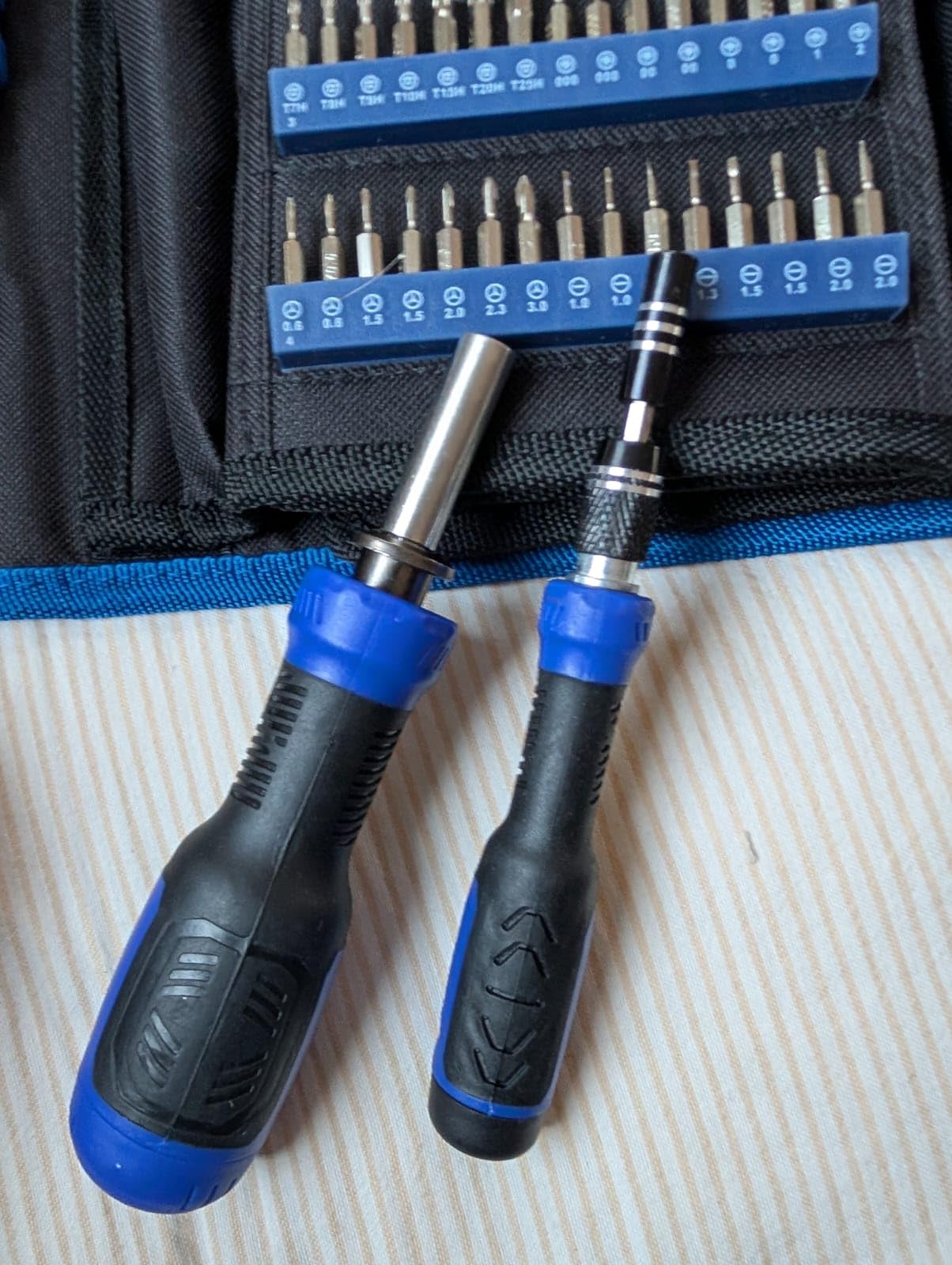 STREBITO 191-Piece Multi-Bit Screwdriver, Precision Screwdriver Set(Blue) customer photo 1