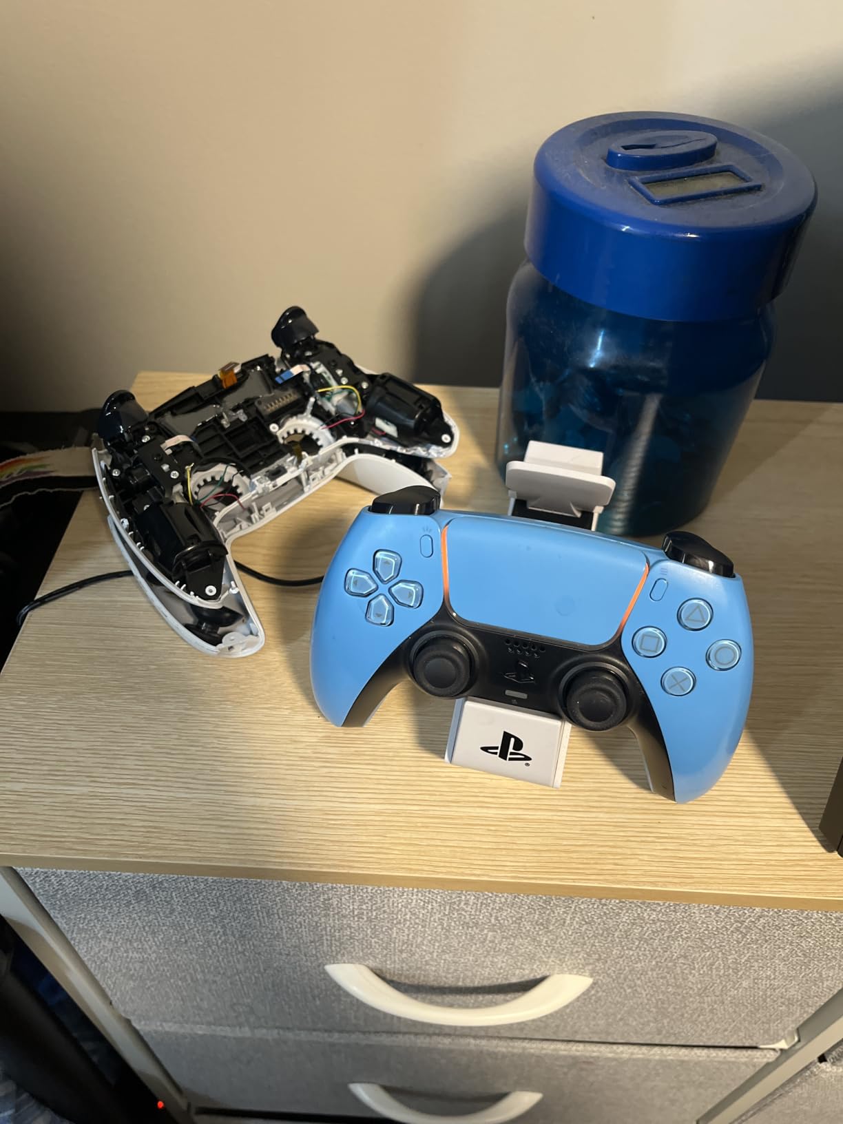 PowerA Twin Charging Station for Dualsense Wireless Controllers, Dualsense Controller Charging, Charge, Sony PlayStation, PS5, Officially Licensed - PlayStation 5 customer photo 1