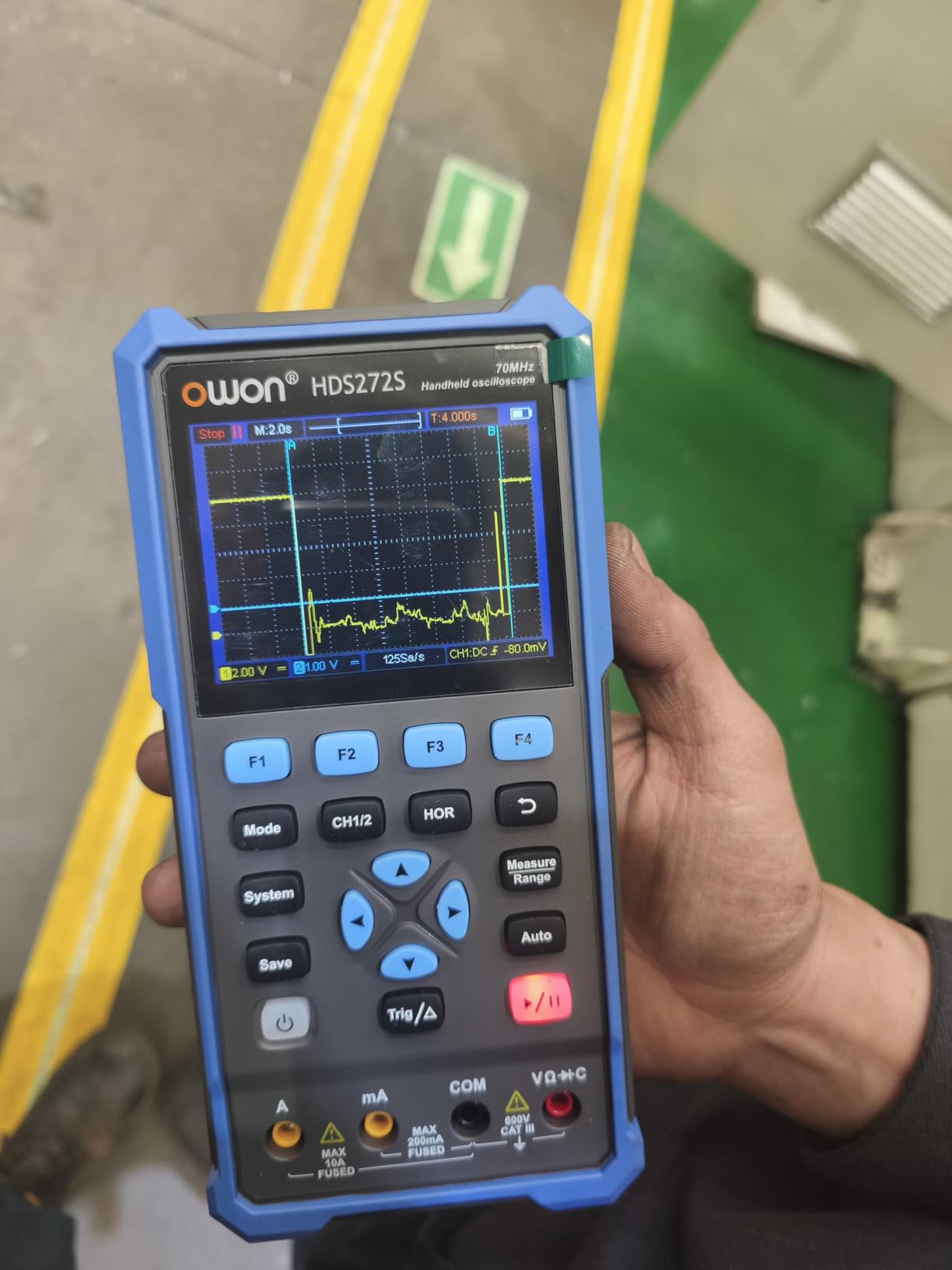 HDS272S Oscilloscope 70MHz 2 CH, Digital Mulitimeter Waveform Generator customer photo 2