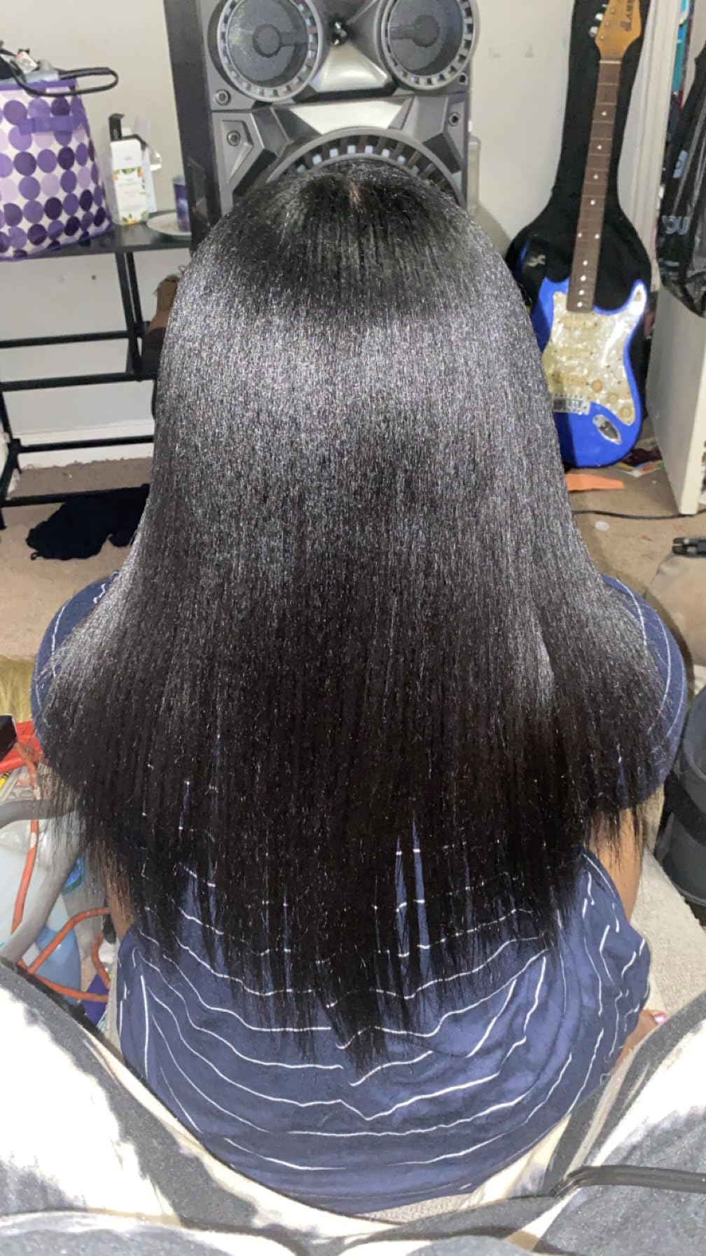 Wavytalk Hair Straightener, 100% Pure Titanium Flat Iron Hair Straightener Dual Voltage Creates Silky Hair Instantly, 1 Inch Flat Iron 170℉-450℉ customer photo 2