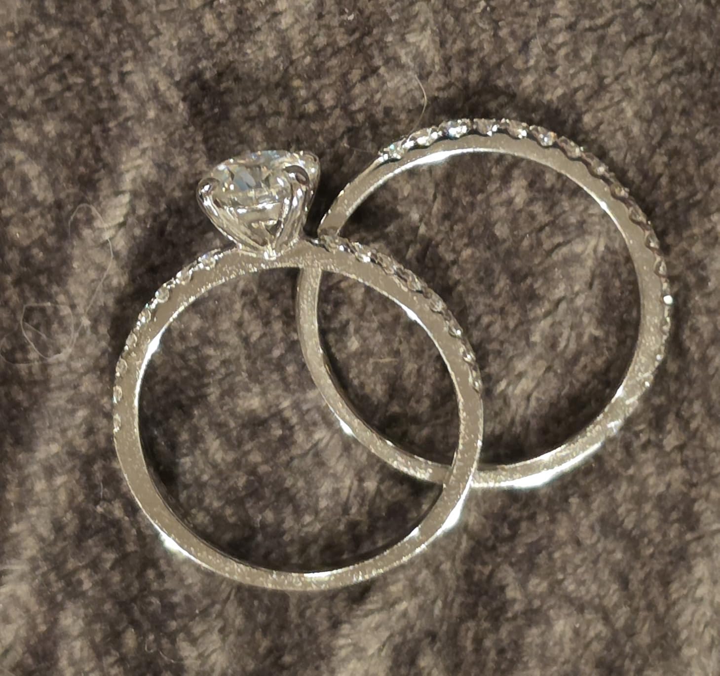 IMOLOVE Moissanite Eternity customer photo 2