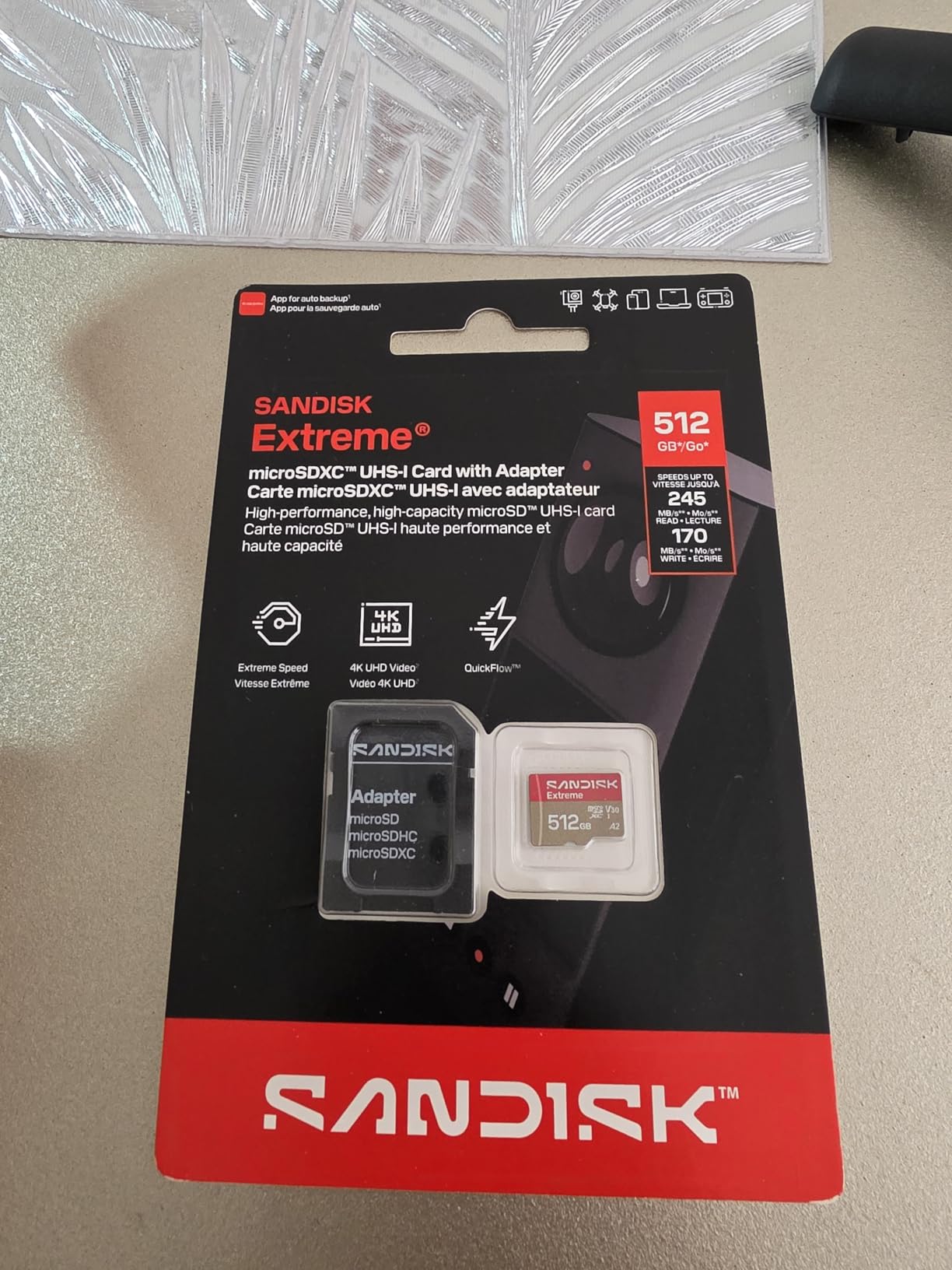 SANDISK 256GB Extreme microSD Card + Adapter, Up to 190MB/s Read Speeds customer photo 2