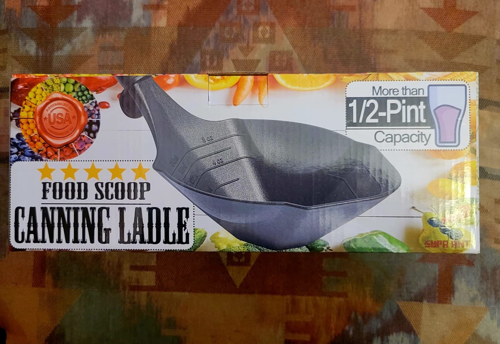 Supa Ant Jar lifter and Canning Ladle 1/2 Pint Capacity - Canning Supplies with Magnetic lid lifter + Bubble Popper (Assembled in USA) customer photo 1