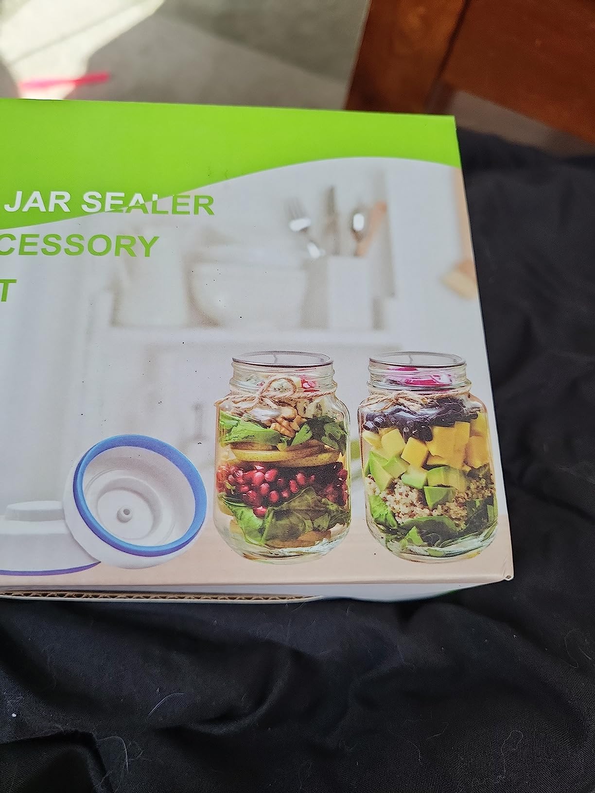 Electric Mason Jar Vacuum Sealer Kit ,Handheld Food Vacuum Sealer and Accessory Hose Set for Food Storage with Regular & Wide Mouth Mason Jars ,Kitchen Tools customer photo 2