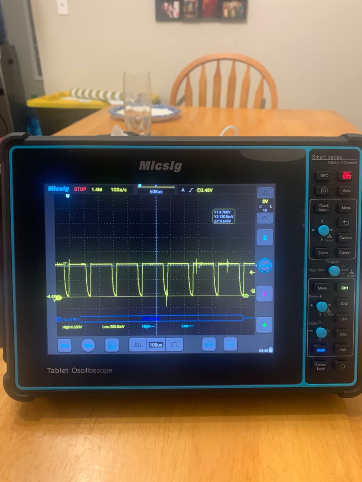 Micsig Oscilloscope SATO1004, Portable Handheld Automotive Oscilloscope customer photo 2