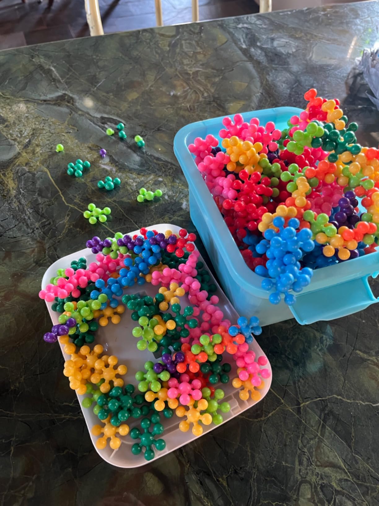 Kids Building Blocks STEM Toys, 120 PCS Plastic Gear Interlocking Sets That Bends - Safe Material - Toddler Educational Toy for Girls and Boys Aged 3+ customer photo 2