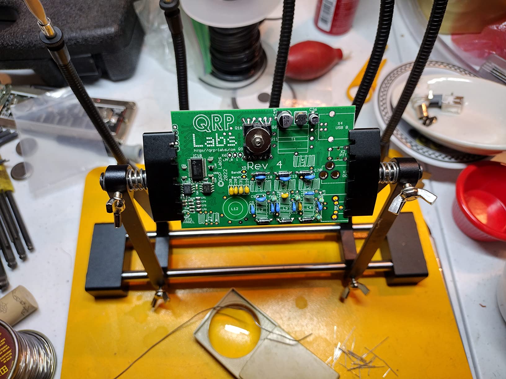 SainSmart Magnetic Adjustable Circuit Board Holder, Soldering Helping Hand customer photo 2