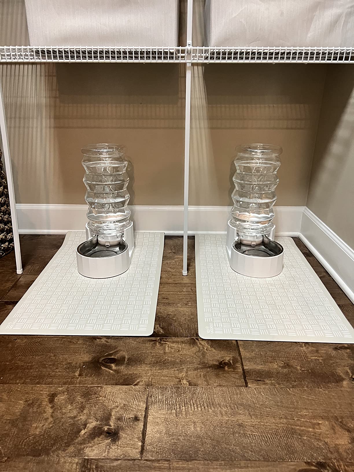 RIZZARI 8L Gravity Dog Water Dispenser: Stainless Steel Bowl Anti-Splash customer photo 1