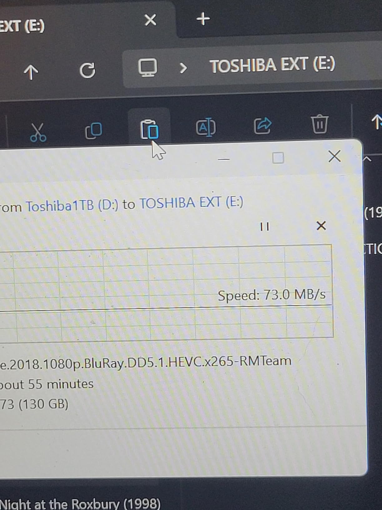 Toshiba Canvio Basics 1TB Portable External Hard Drive USB 3.0, Black - HDTB510XK3AA customer photo 2