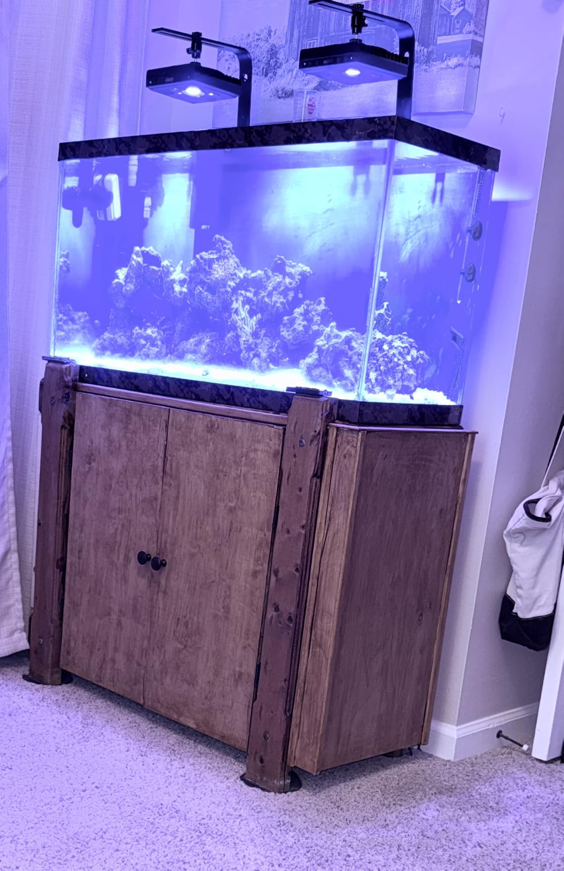 60W LED Reef Light for Saltwater Aquariums Programmable Control customer photo 2
