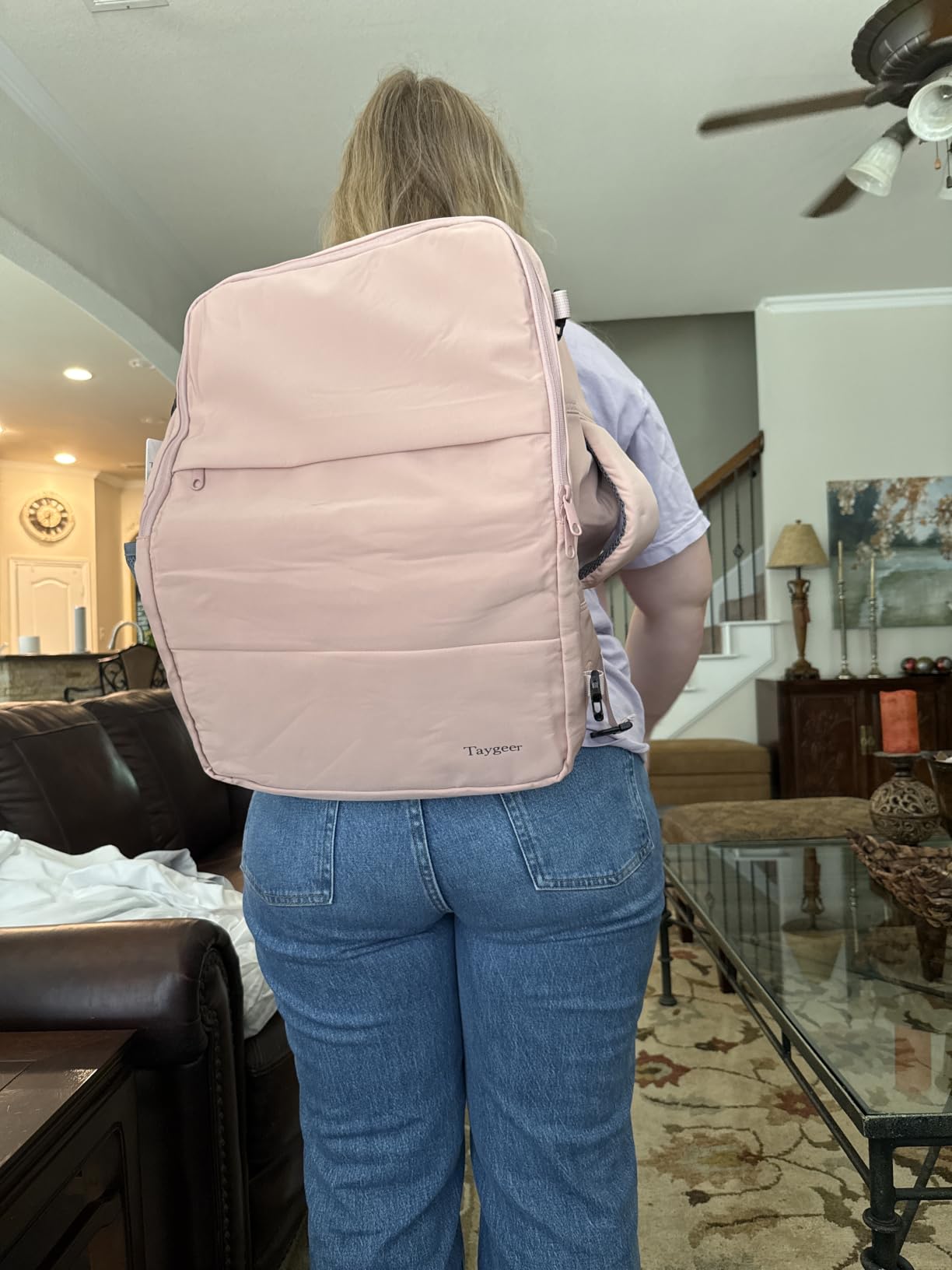 Taygeer Laptop Backpack for Women, TSA Friendly 40l Carry On Mochila customer photo 1