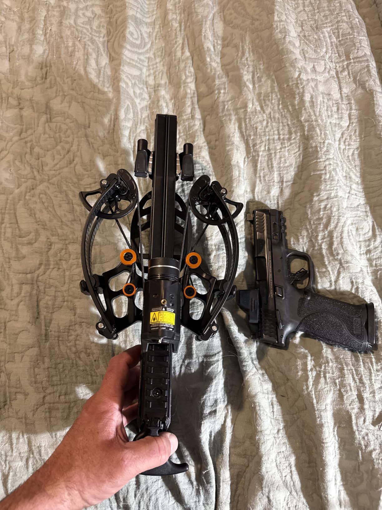 BALLISTA BAT Reverse Draw Compound Mini Crossbow - Crossbow for Hunting, Fishing and Target - Fast 340 fps, Powerful 150lbs, Lightweight 3lbs customer photo 2