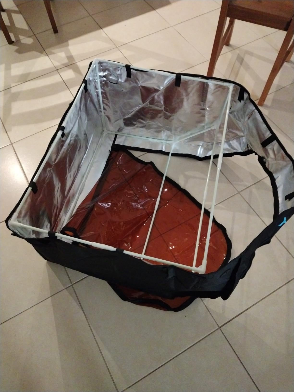 Creality Laser Engraver Enclosure, Fireproof and Dustproof Protective Cover 700x720x400mm with Exhaust Fan and Pipe, Fits for Most Laser Cutter, Insulates Against Smoke, Odor and Noise, Eye Protection customer photo 2
