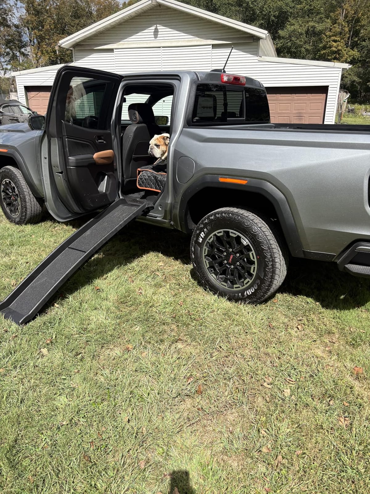 ZENY Dog Ramp for Car, 62inch Long Portable Dog Ramps for Large Dogs customer photo 1