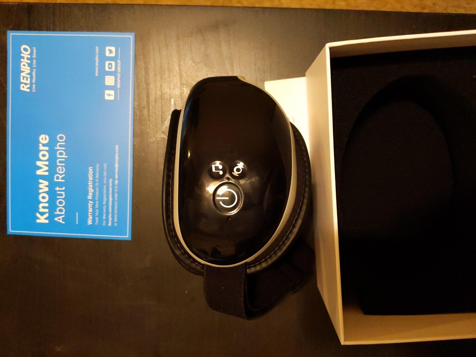 RENPHO Eyeris 3 Eye Massager with Heat and Cooling, Massaging Eye Mask customer photo 2