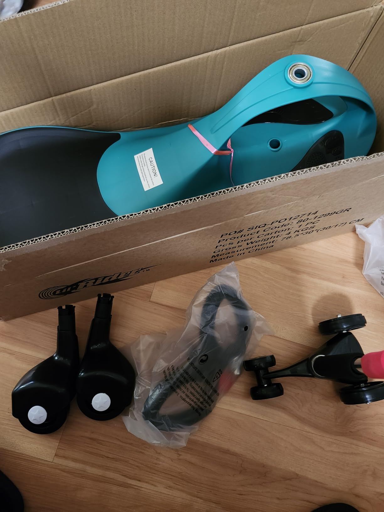 Wiggle Car - Police Ride on Toy for Ages 3 Years and Up with No Batteries, Gears, or Pedals Just Twist, Wiggle, and Go by Lil’ Rider (Blue) customer photo 1