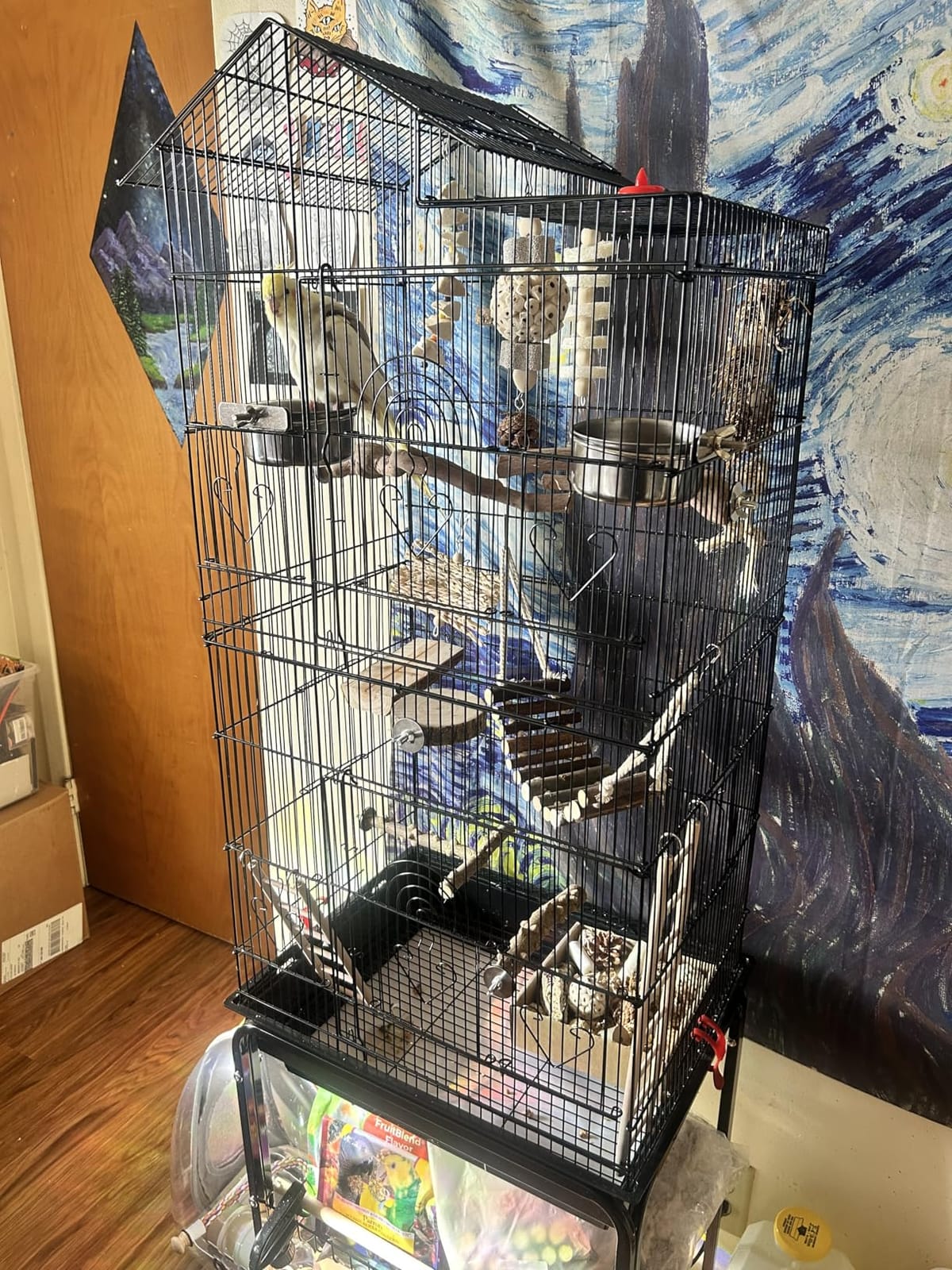 YITAHOME 62 inch Metal Bird Cage, Large Parakeet Cages customer photo 1