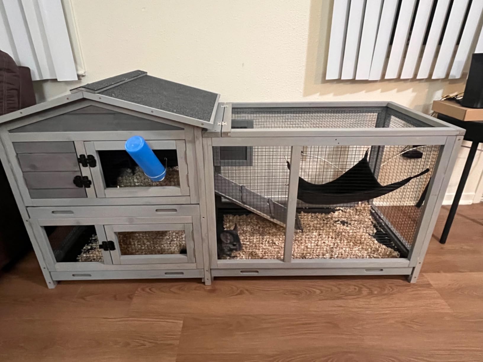 Aivituvin Rabbit Playpen Pet Pen Small Animal Cage with Waterproof Liner - Extension Playpen customer photo 2
