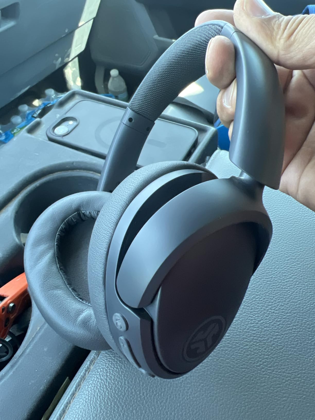 JLab JBuds Lux ANC Wireless Over-Ear Headphones, Sage customer photo 2