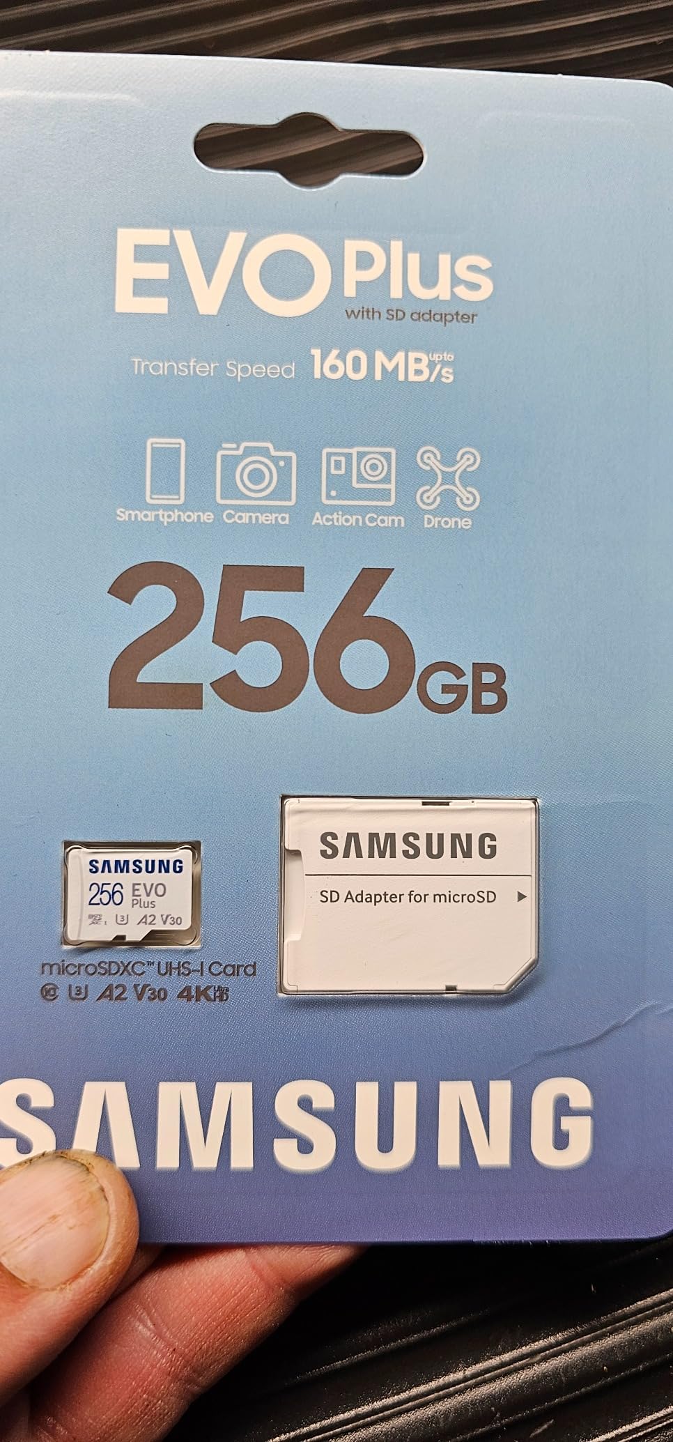 Samsung EVO Plus 512GB microSDXC Memory Card + SD Adaptor, Up to 160MB/s customer photo 2