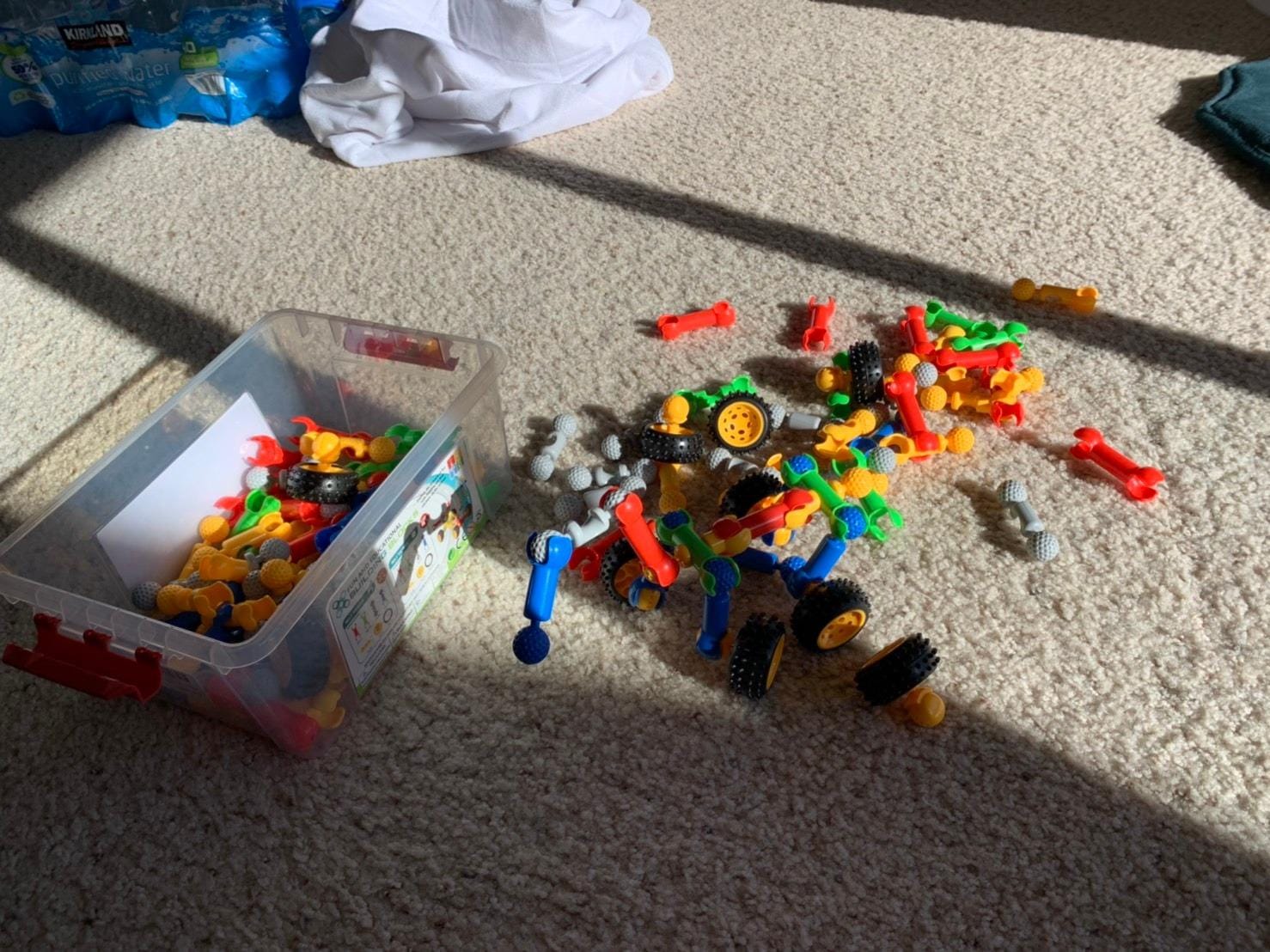 170 Pcs STEM Building Toys for Kids Ages 4-8, Building Blocks Educational Construction Engineering Building Kit for Ages 3 4 5 6 7 8 9 Year Old Creative Kids Games, Christmas Birthday Gifts Boys Girls customer photo 2