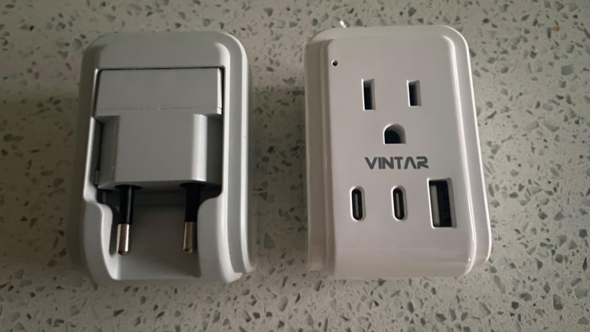 VINTAR 2 Pack European Travel Plug Adapter, Type C Foldable Power Adaptor customer photo 1