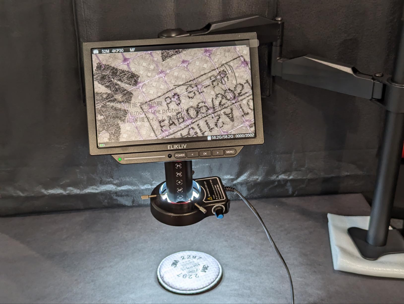 Elikliv Autofocus 4K HDMI Digital Microscope, 10.1