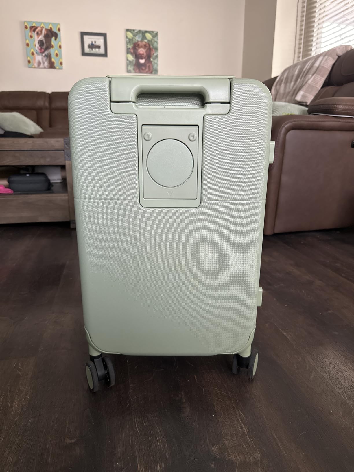 Hanke 20 Inch Carry On Luggage with Cup Holder and USB Ports customer photo 2