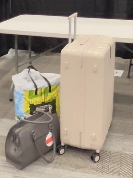 Hanke 29 Inch Expandable Large Checked Luggage with 8 Spinner Wheels customer photo 2