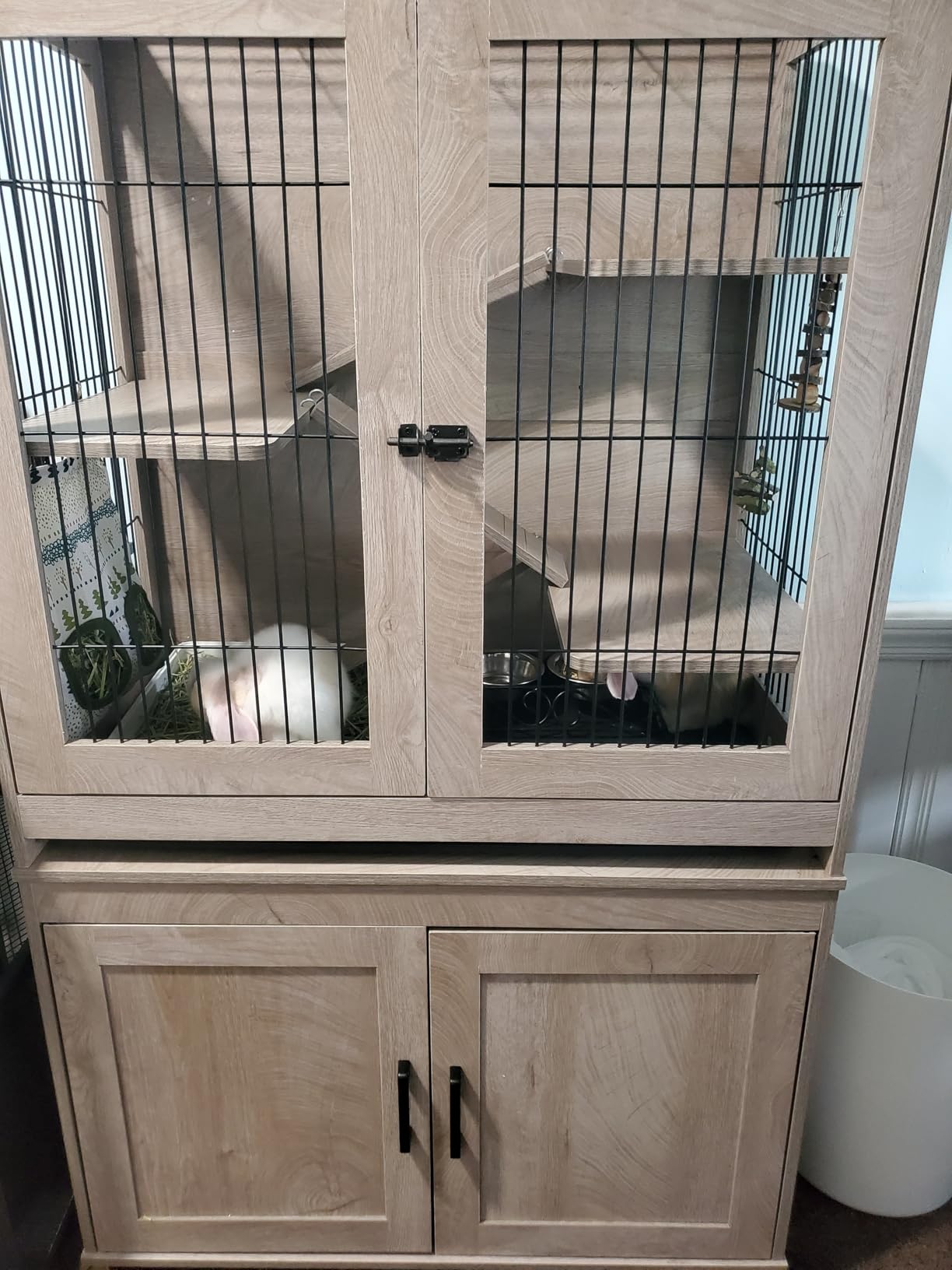 unipaws Hedgehog Cage with Storage Cabinet and Tray, Hamster Cage customer photo 1