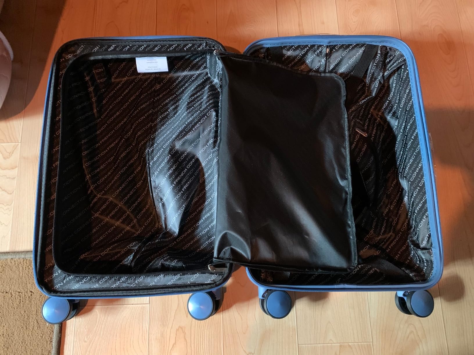 French Connection St. Martin Carry-On Luggage with Cup Holder/USB Ports, Black customer photo 1