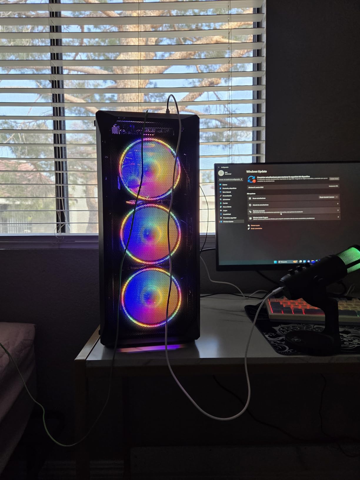 MXZ Gaming PC Computer R5 3600, RTX 4060, 16G DDR4, NVME 500G, A520,6RGB Fans,Win 11 Pro Ready to use, Gamer Desktop Computer(R5 3600| RTX 4060) customer photo 1