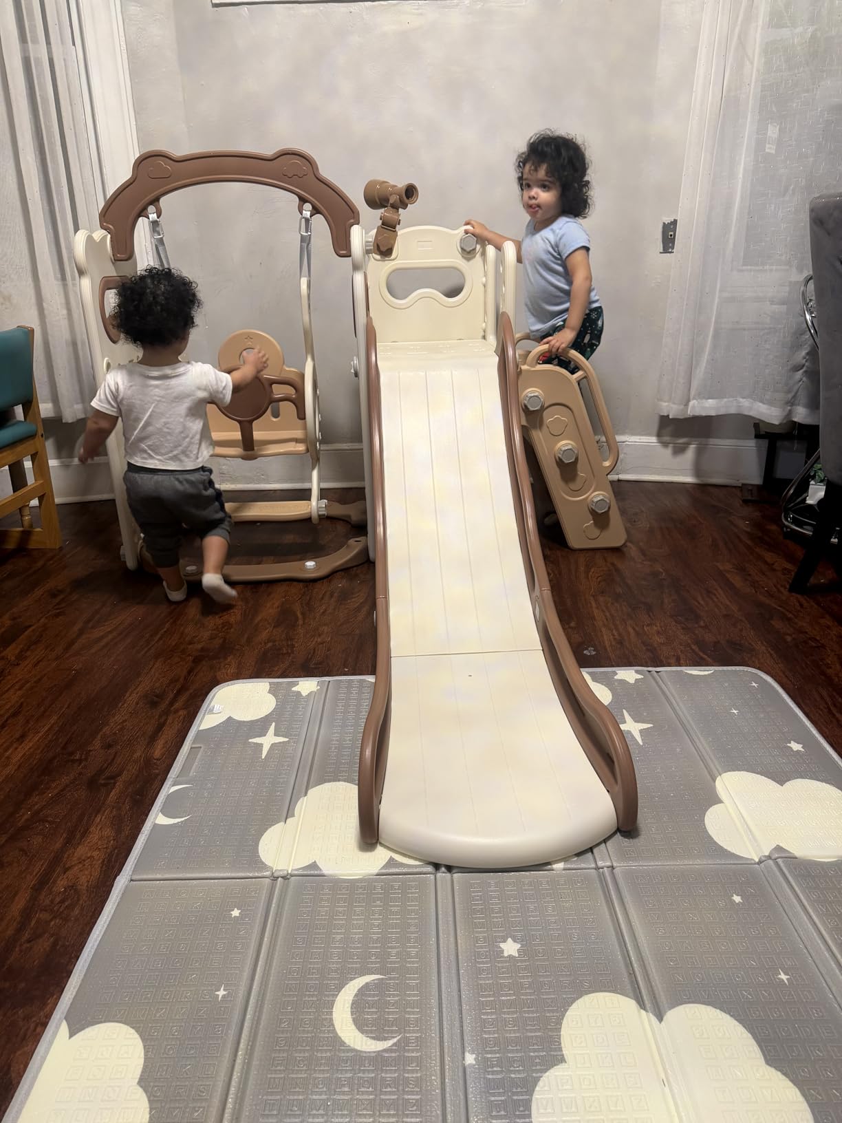 DOREROOM Toddler Slide, Swing and Slide for Toddlers Kids Age 1-3 customer photo 2